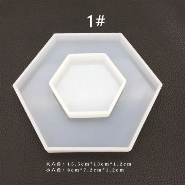 3 inch Hexagon Coaster #1 small