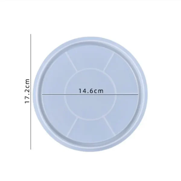 Tray Dish Silicone Mold Circle - Image 2