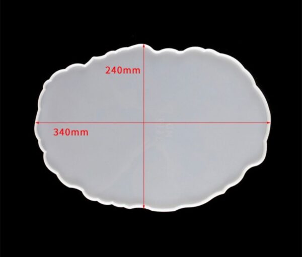 Oval Tray Silicone Mould for Resin Art