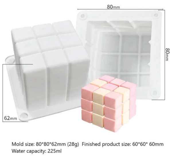 Rubik’s cube candle mold - Image 2