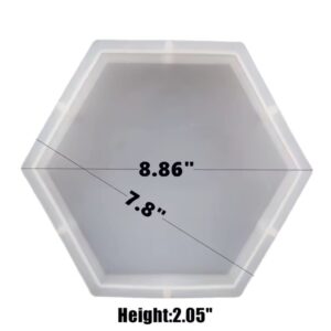 Hexagon Deep Mold for Flower Preservation