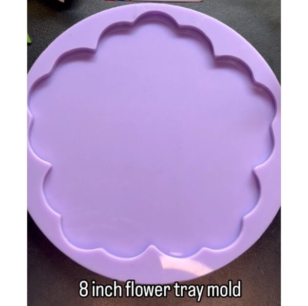 8 inch Flower Tray - Best Quality Resin Art Silicon Molds