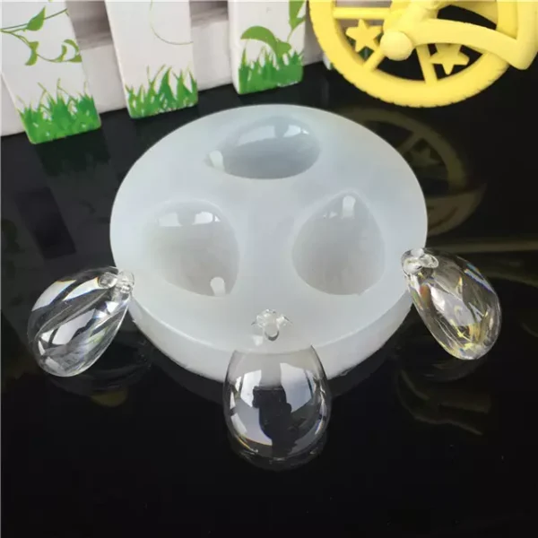 Teardrop Pendant mold (3 slot) - Image 2