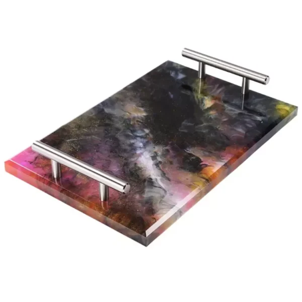 Rectangle Silicone Tea Tray Mold Fruit Tray Resin Molds for DIY - Image 3
