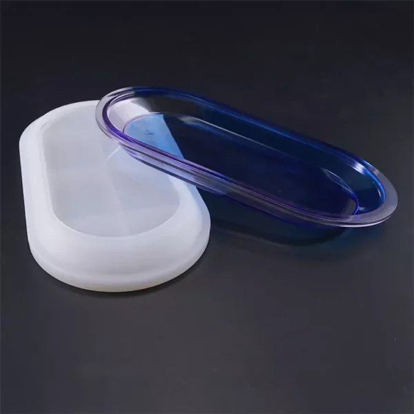 Silicone Oval Plate Molds Mini Rolling Tray Mold - Image 3