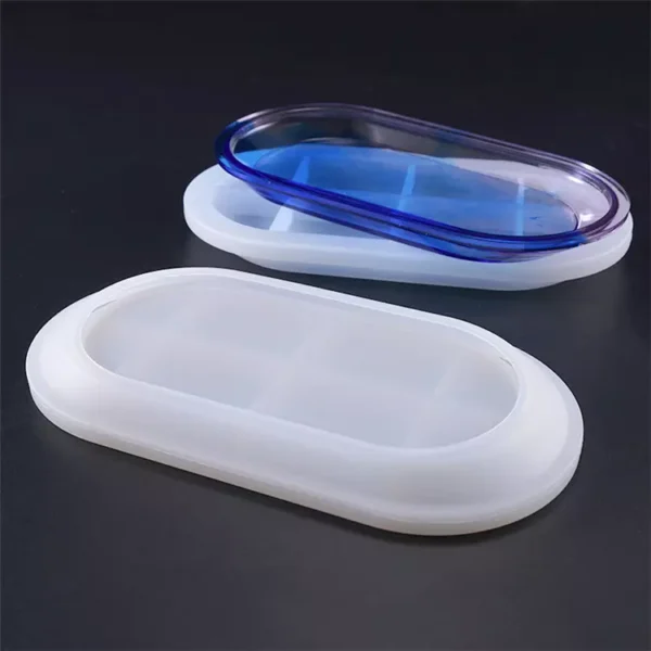 Silicone Oval Plate Molds Mini Rolling Tray Mold - Image 4