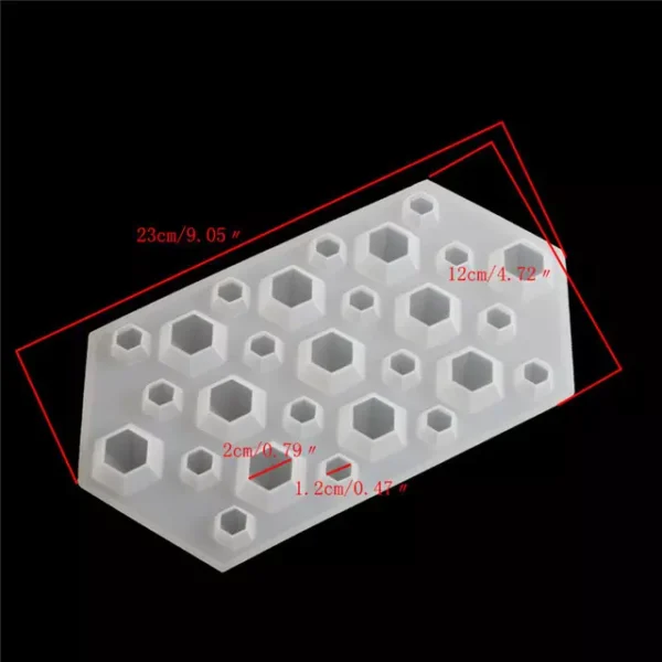 Diamond shaped silicone mold - Image 3