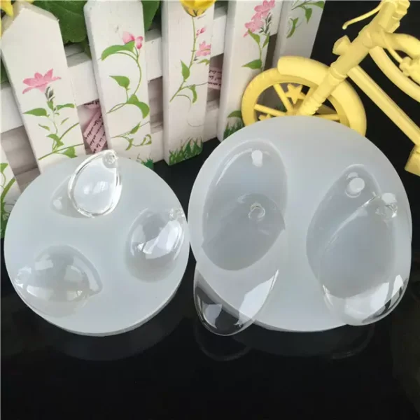 Teardrop Pendant mold (3 slot) - Image 3