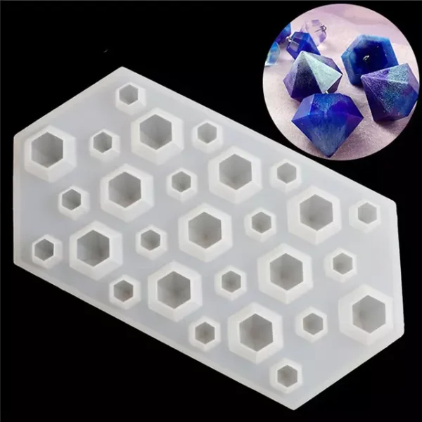 Diamond shaped silicone mold Artspot.pk