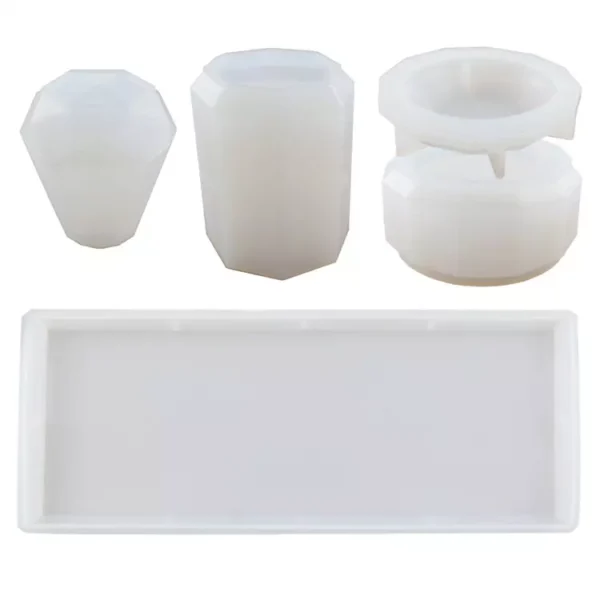 Office Desk Decoration Silicone Base Tray Mold-04 - Image 4