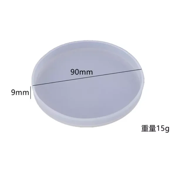 Round coasters with holder - Image 2