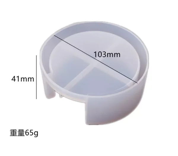 Round coasters with holder - Image 7