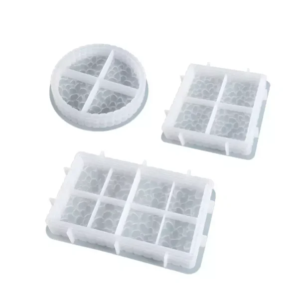 Epoxy Resin Silicone Crystal Druzy Plate Mold Trinket Mold-03 - Image 3