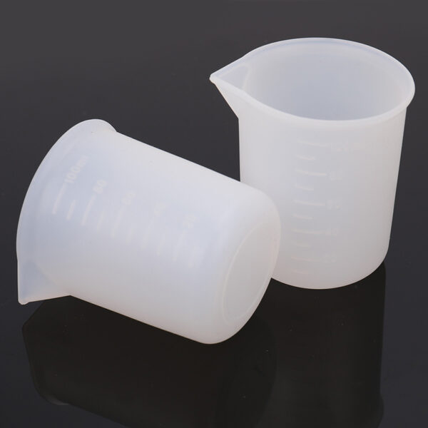 12Pcs Silicone Mixing Measuring Cups UV Resin Mold DIY Casting Jewelry Tool Kit - Image 2