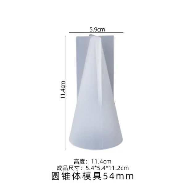 Finger Ring Display Holder Cone Candle Mold#61 - Image 2