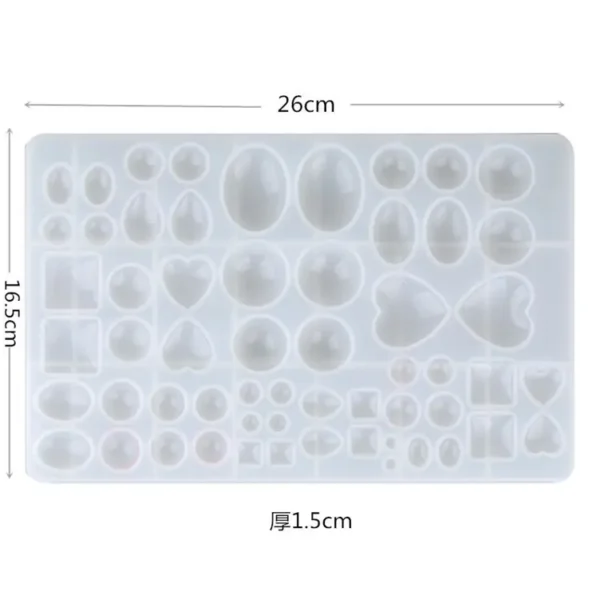 Doomed Gem Jewelry gemstone Silicone Casting Mold for Resin Craft - Image 2
