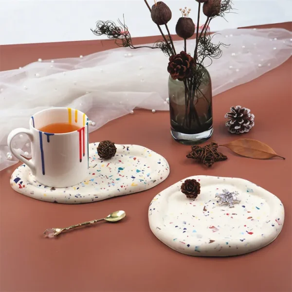 Irregular Clouds Plate Tray Silicone Mold,Artspot.pk