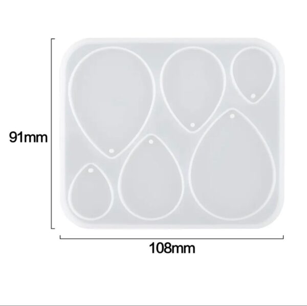 Keychain/ Earring Mold- Shape C,Artspot.pk