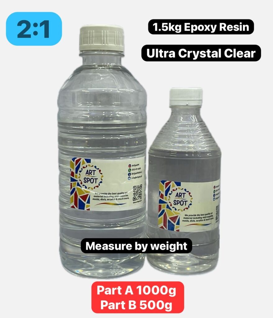 Epoxy Resin Liquid 1.5kg Set