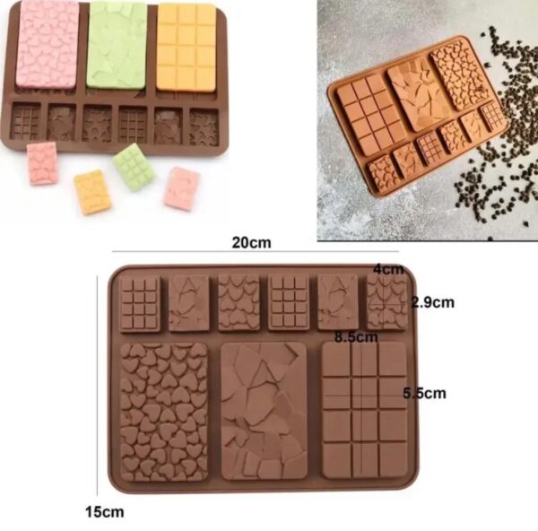 Chocolate shape embed mold, Artspot.pk