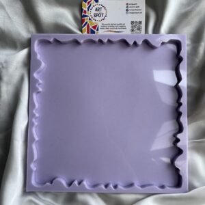 Square tray mold irregular 8 inch – Premium quality Handmade Mold, Artspot.pk