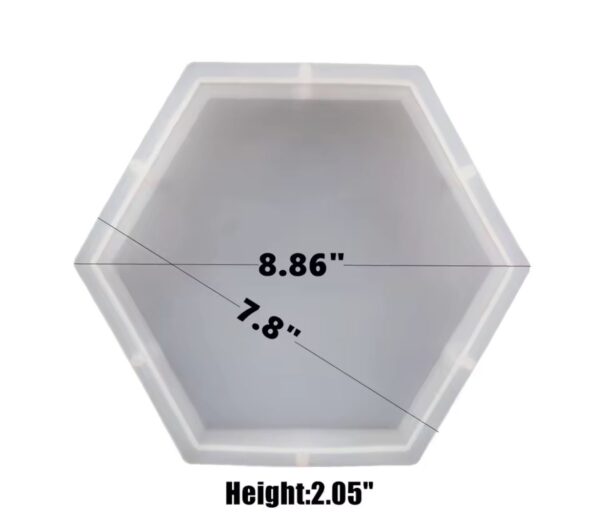 Hexagon Deep Mold for Flower Preservation