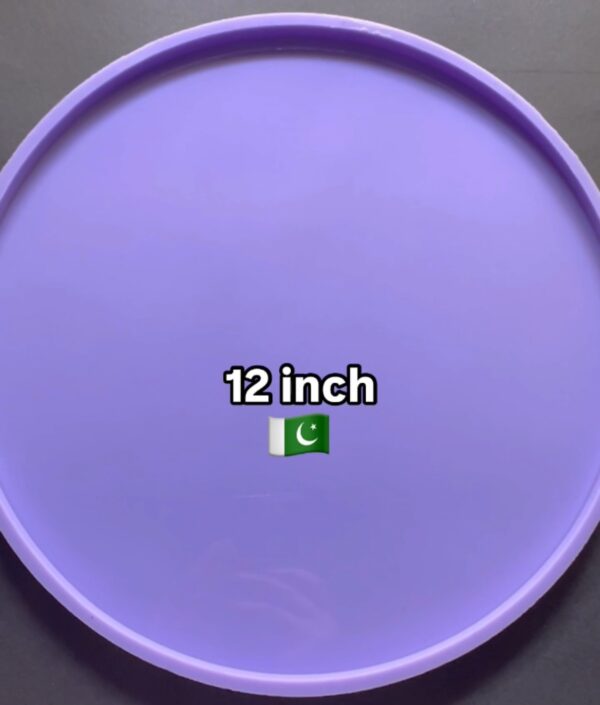 12 inch Plain Edges Round Tray Mold Circle
