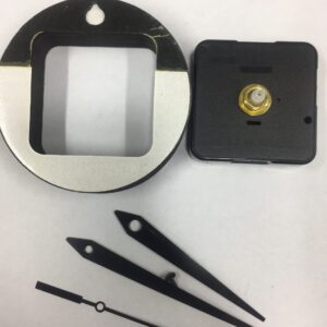 8mm spindle clock with Silver small needles,Artspot.pk