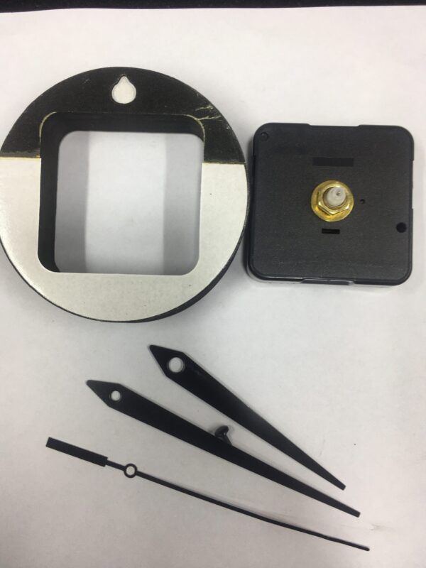 8mm spindle clock with Silver small needles,Artspot.pk