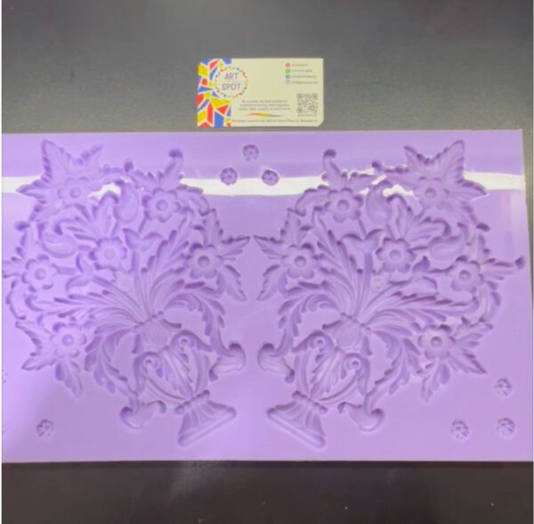 Dual bouquet motives mold, Artspot.pk