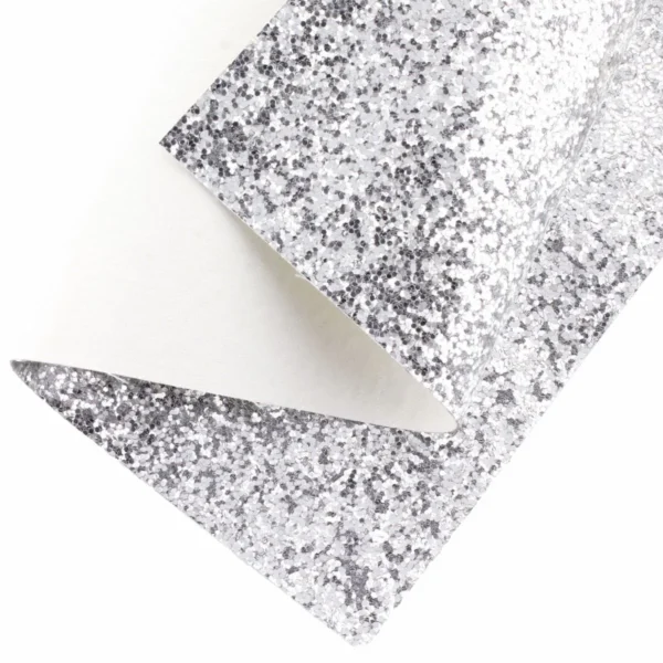 Chunky Glitter Faux Leather