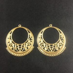 Circle Golden Jhumka Base